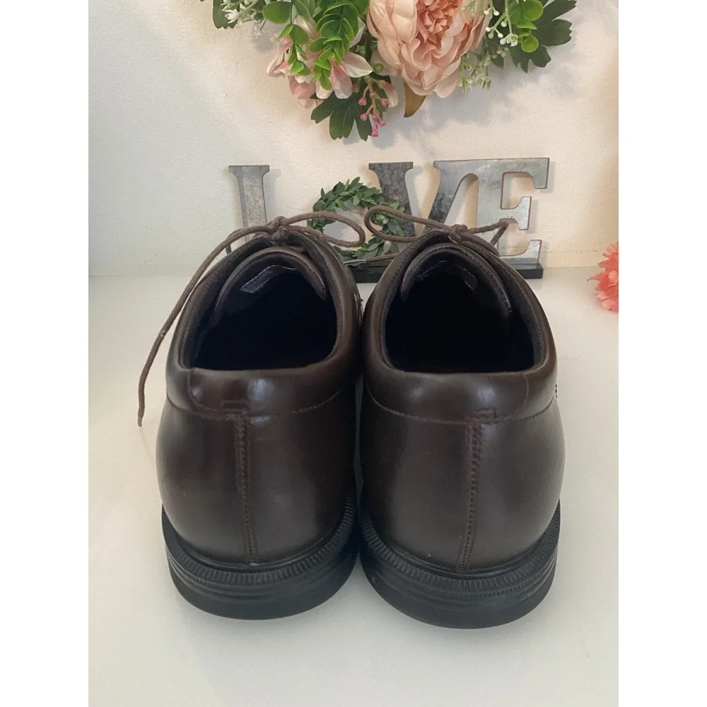 Rockport Adripene by Adidas Hydro-Shield Men's Brown Leather Oxford Shoes‎ 10M